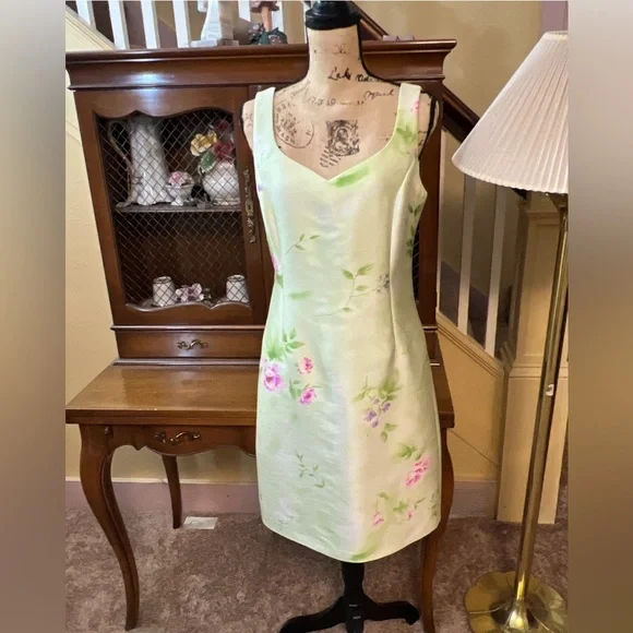 ❤️Rickie Freeman by T. J. Nites 2 Pc Silk and Wool Dress and Jacket.  Size 10. - Picture 6 of 16